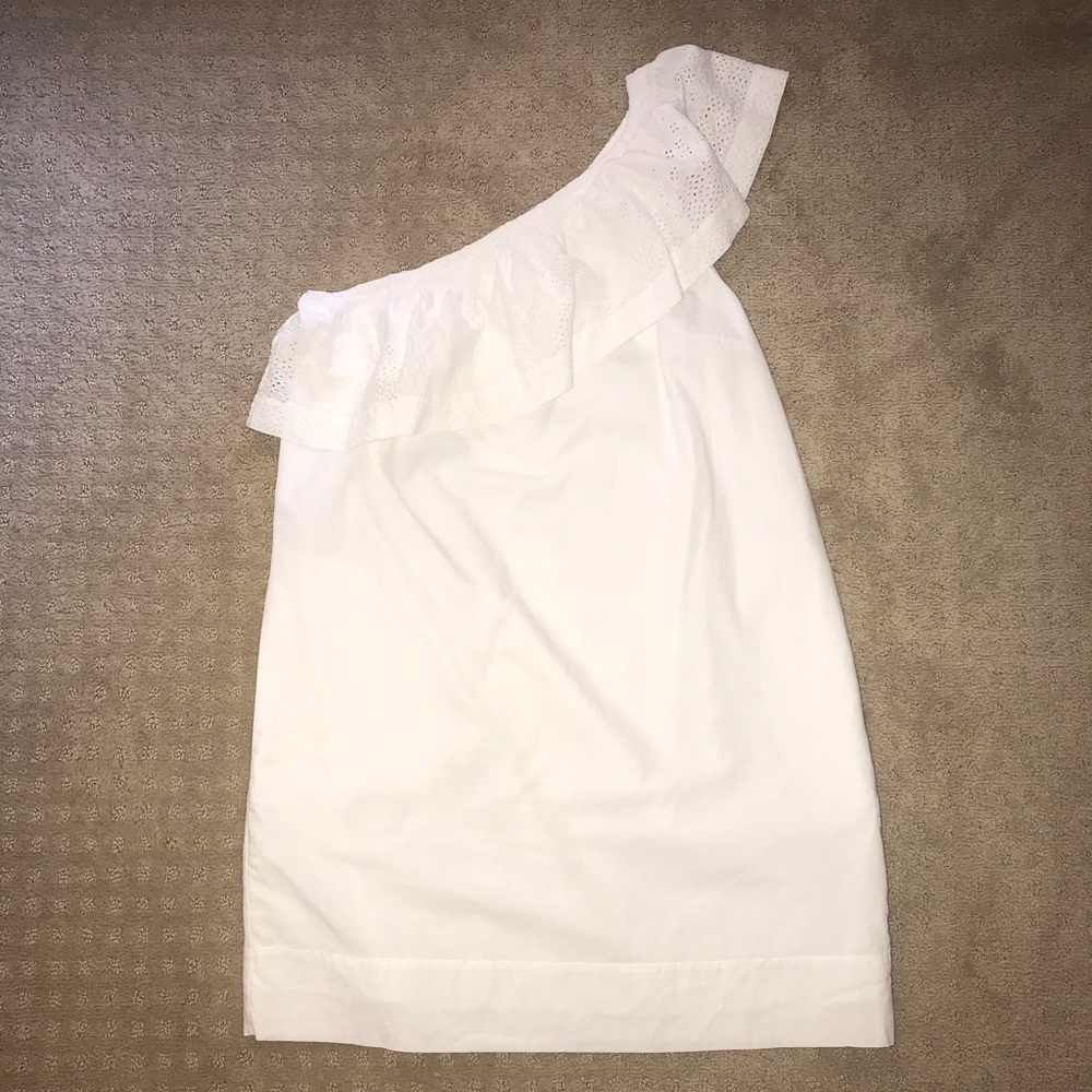 J. Crew One Shoulder Dress